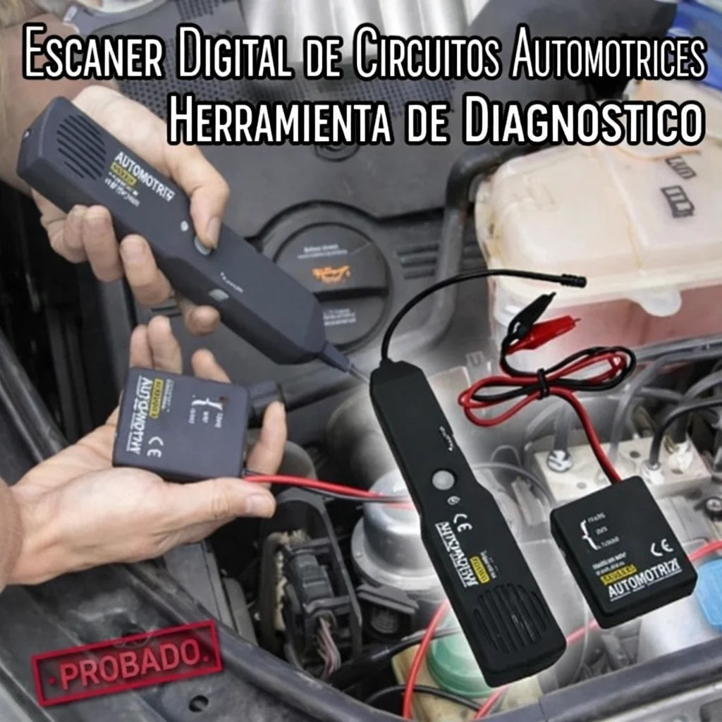 Herramienta de diagnóstico digital para circuitos automotrices