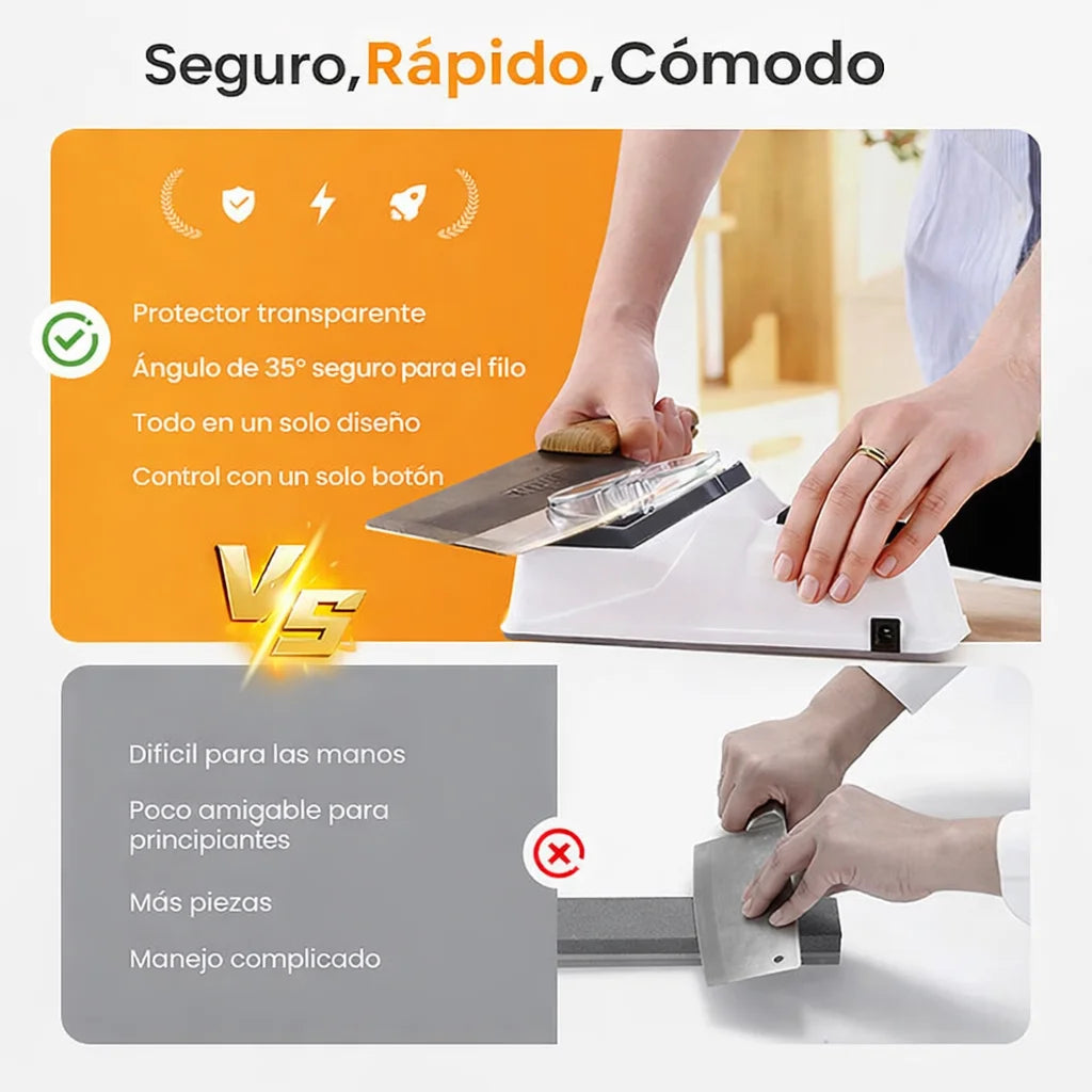 Afilador de cuchillos eléctrico: la forma más fácil de afilar