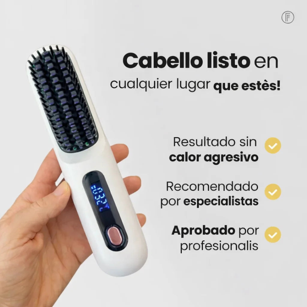 Cepillo alisador portátil - BeautyMax Pro®