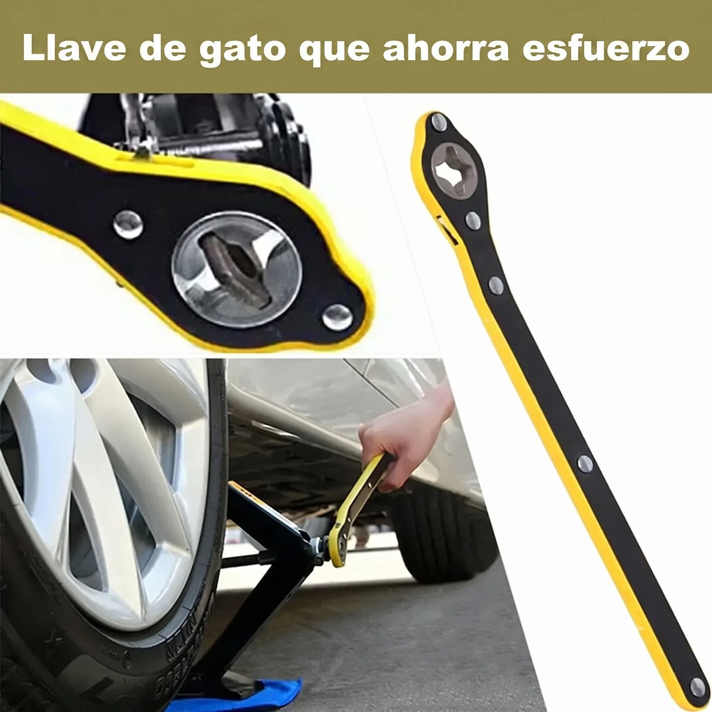 Llave universal para gato de coche