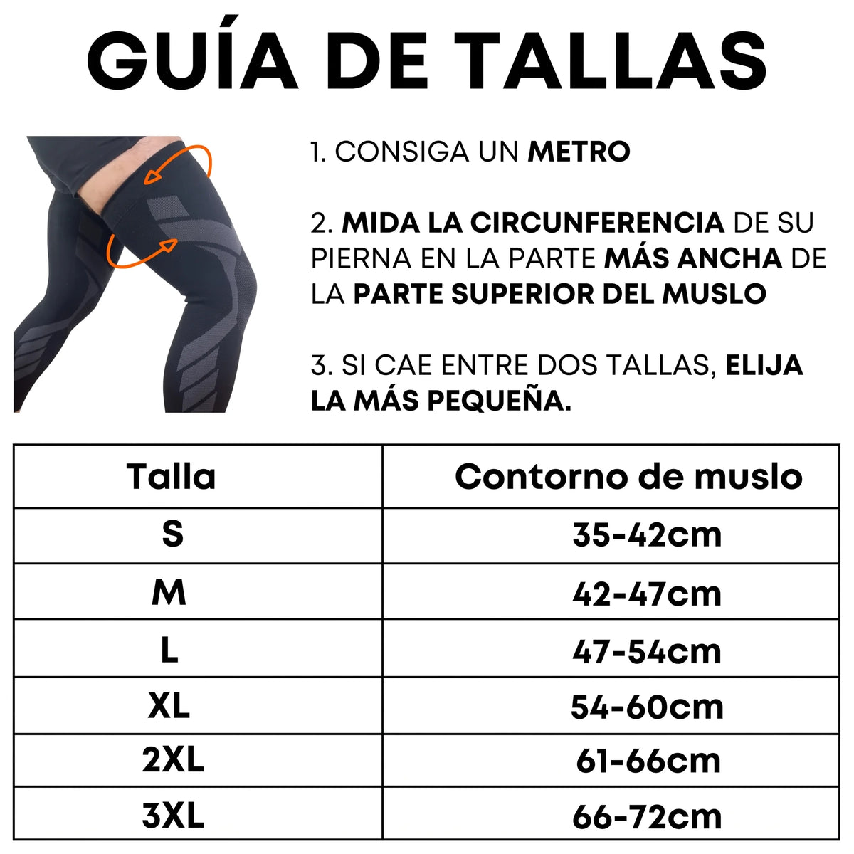 Soporte de compresión V2 para rodillas y piernas