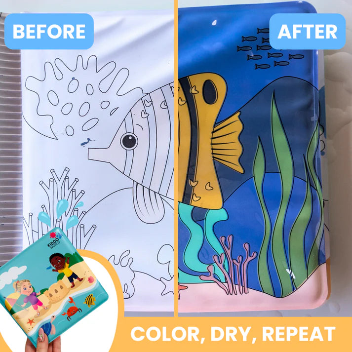 LIBRO PARA COLOREAR CON AGUA