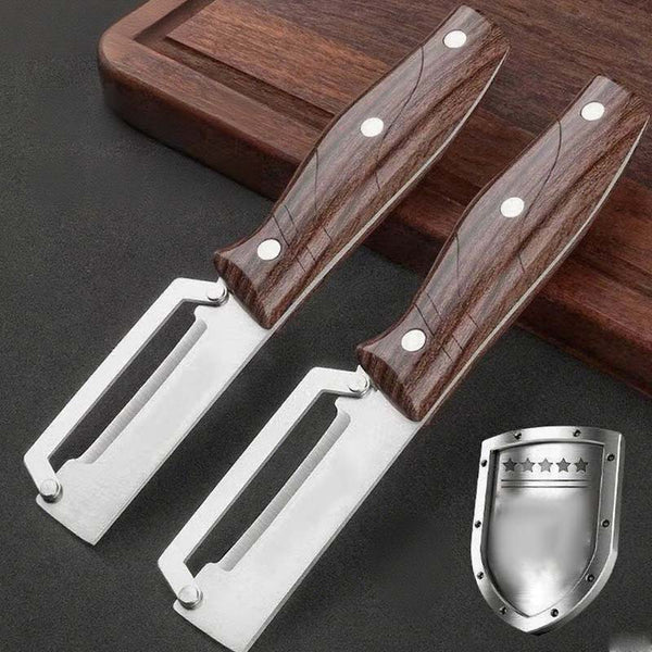 💥50% DE DESCUENTO – Cuchillos peladores multifuncionales para frutas y verduras | Fáciles y eficientes