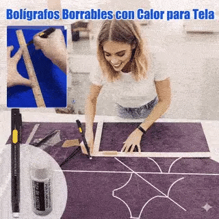 🔥Último día con 50% de descuento🔥 Marcador de tela borrable con calor para costura, bordado y acolchado.
