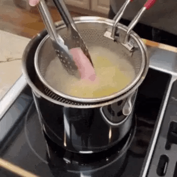 OLLA FREIDORA DE ACERO INOXIDABLE - Ahorra aceite y simplifica tus preparaciones