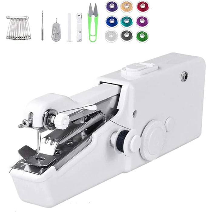 Máquina de coser portátil y pequeña