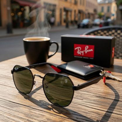 Gafas de sol polarizadas Ray-Ban Scuderia Ferrari® - 1 año de garantía • Stock limitado