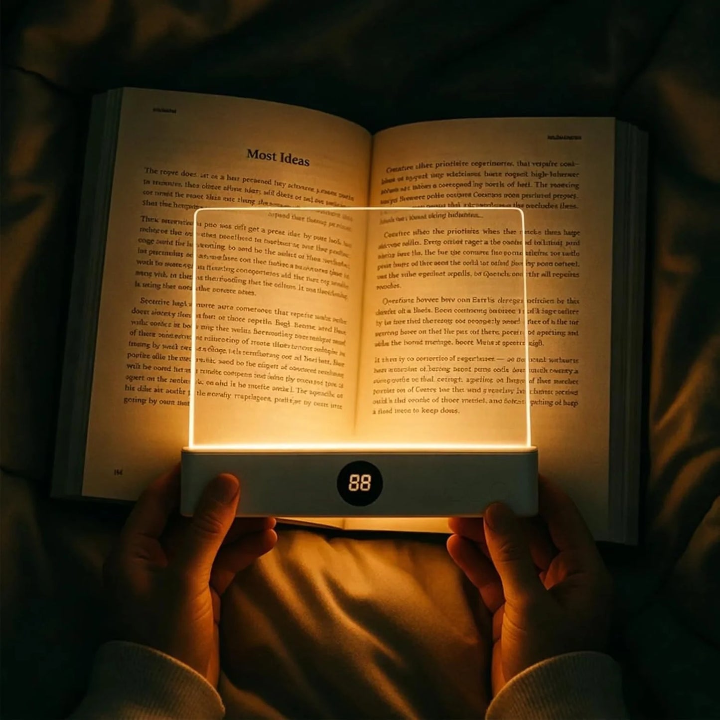 Lámpara Led Recargable Para Lectura De Libros
