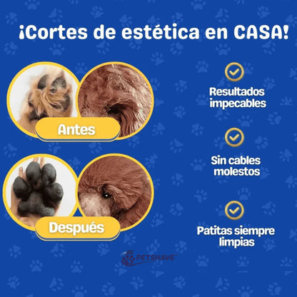PETSHAVE™ Maquina Recorta Pelos para Mascotas