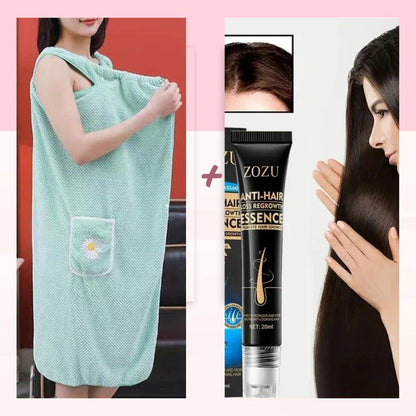 Compra la Toalla HydroWrap™ y Recibe un Suero Anticaída de Cabello GRATIS