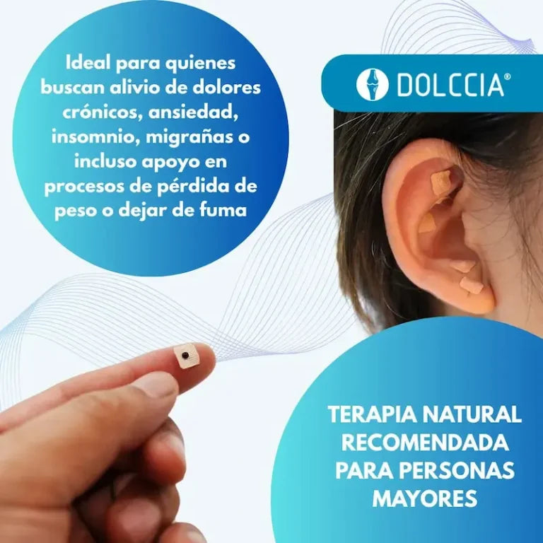 PARCHE DE ACUPUNTURA PARA OREJA DOLCCIA®