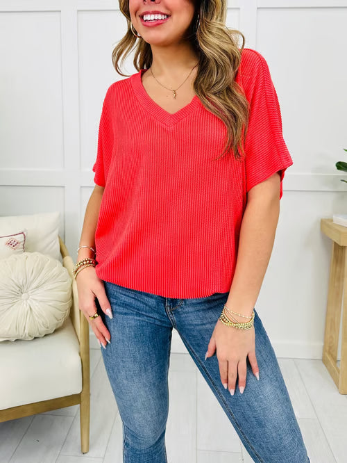 Camiseta de verano con cuello en V para mujer 🌟