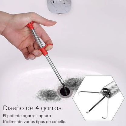 Desatascador de desagüe y tuberías