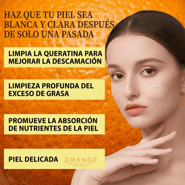 ORANGE™ Exfoliante Rostro y Cuerpo Aclarador de Manchas