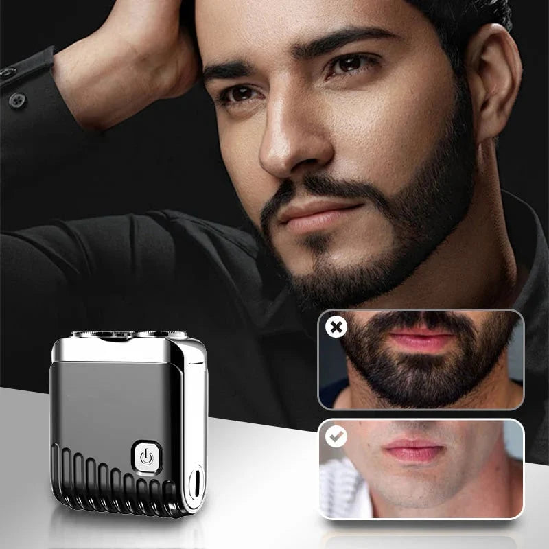 Miniafeitadora eléctrica para hombre | Regalo perfecto - ¡Consigue tu afeitado perfecto!