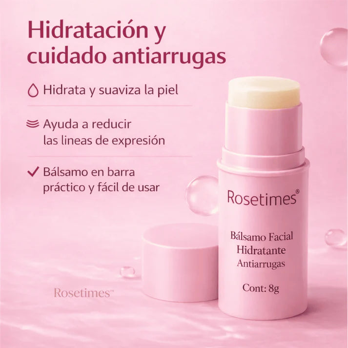 Rosetimes™ Bálsamo Facial Hidratante Antiarrugas, Piel sin Imperfecciones