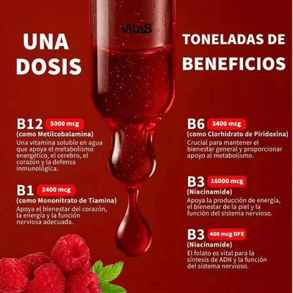 VitaB™ Complejo B Triple Acción Máxima Energía y Enfoque