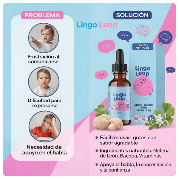 Lingo Leap™ Suplemento para el Desarrollo del Lenguaje y Enfoque