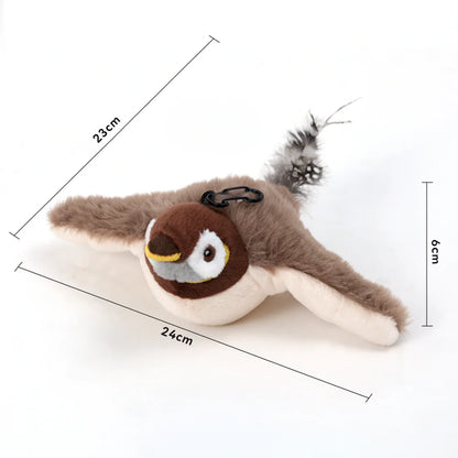Pájaro Volador Inteligente para Gatos (Anti-estrés)
