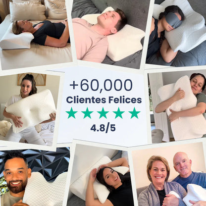 💤 Almohada Cervical 😴 Duerme mejor, despierta sin dolor