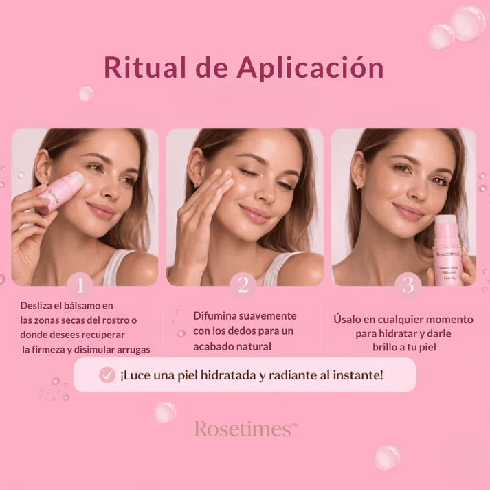 Rosetimes™ Bálsamo Facial Hidratante Antiarrugas, Piel sin Imperfecciones