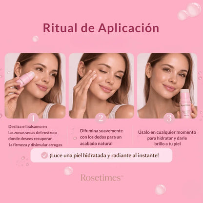 Rosetimes™ Bálsamo Facial Hidratante Antiarrugas, Piel sin Imperfecciones
