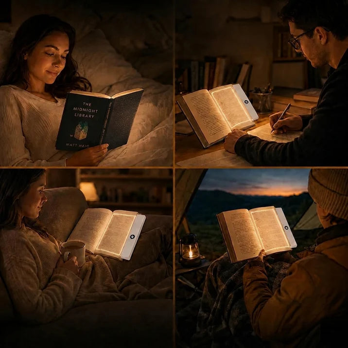 Lámpara Led Recargable Para Lectura De Libros