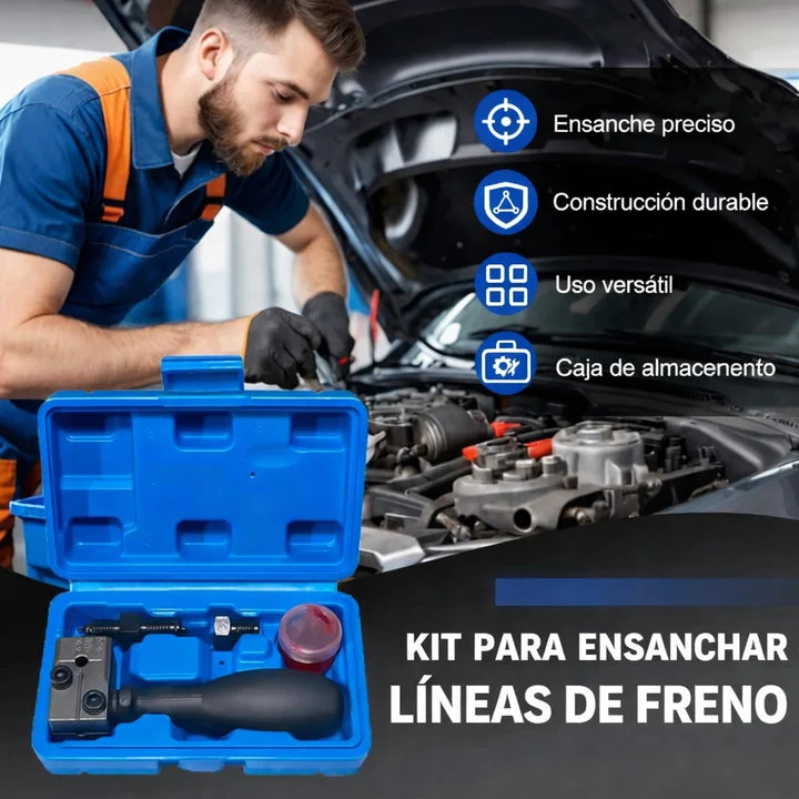 Herramienta profesional para reparar líneas de freno sin fugas