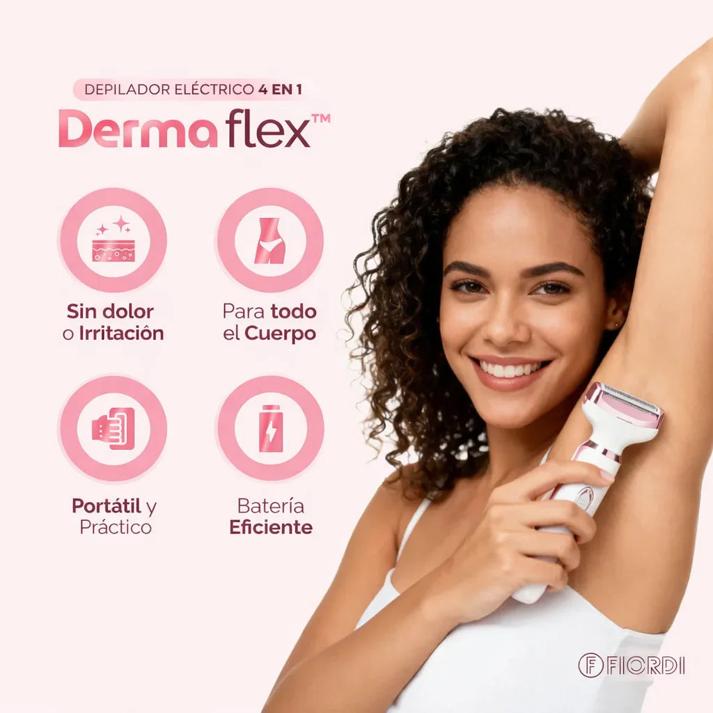 Depiladora eléctrica 4 en 1 - DermaFlex®
