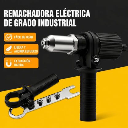 Olvídate del dolor de manos y trabaja 5 veces más rápido - Adaptador de remachadora
