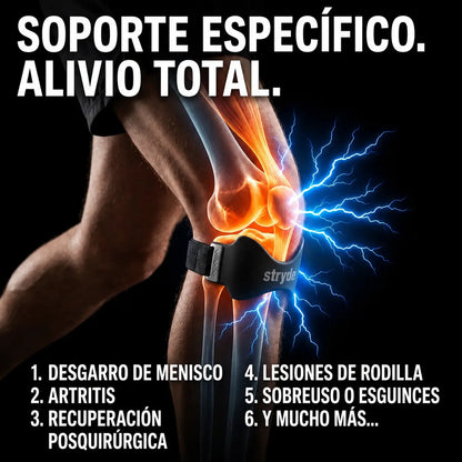 Cinta rotuliana de presión focalizada Stryde
