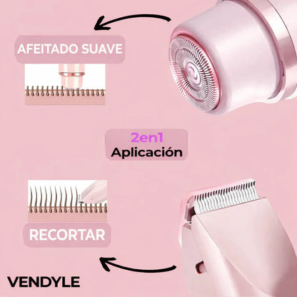 Depiladora corporal femenina Vendyle™ 2 en 1