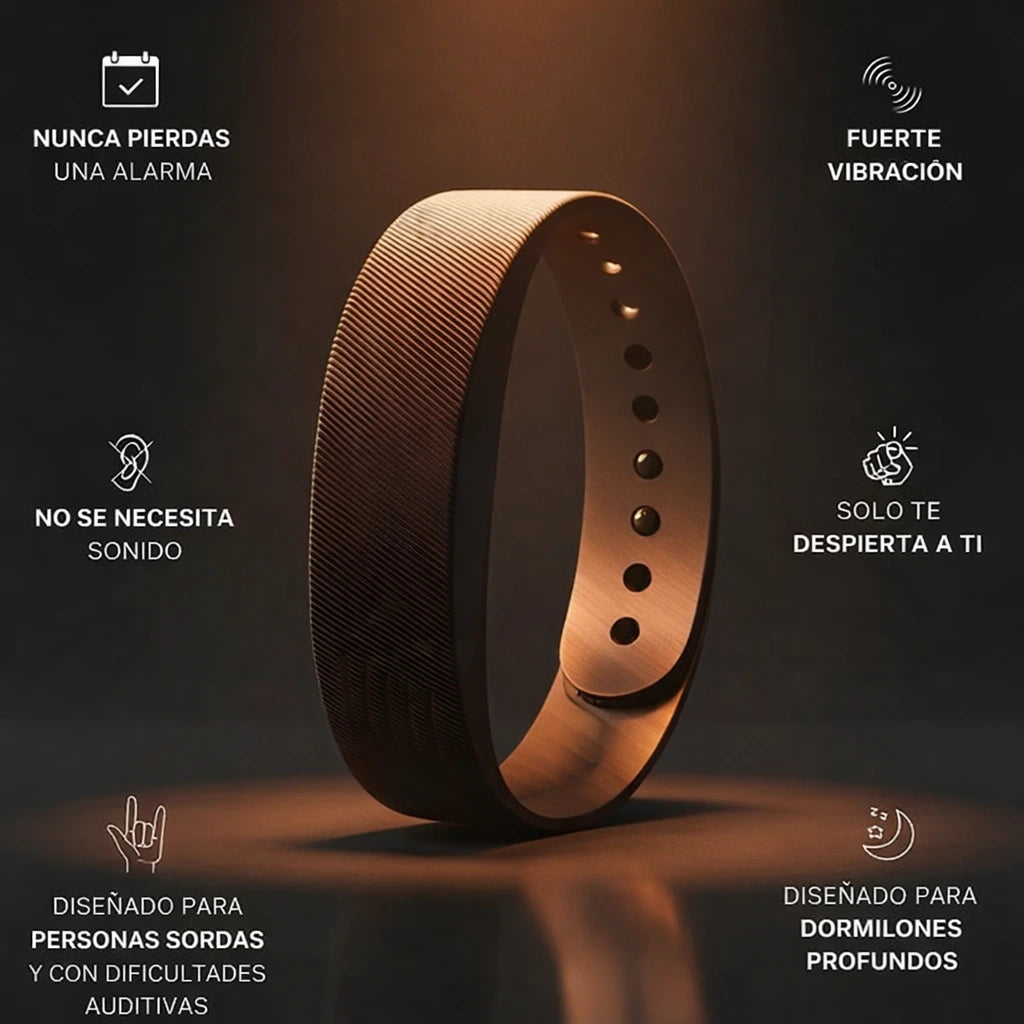 Rise Band - Alarma vibratoria silenciosa para personas sordas y con problemas de audición