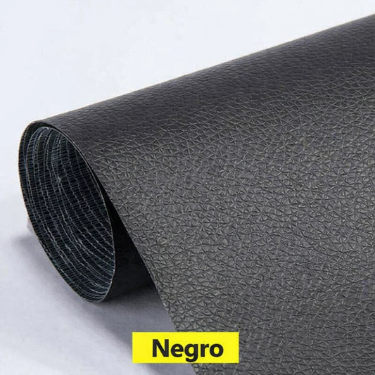 Rollo Adhesivo Reparador de Cuero Negro – 2 Metros