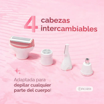 Depiladora eléctrica 4 en 1 - DermaFlex®