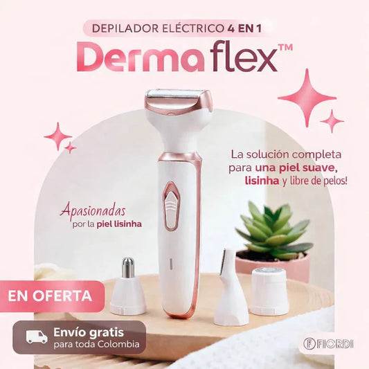 Depiladora eléctrica 4 en 1 - DermaFlex®