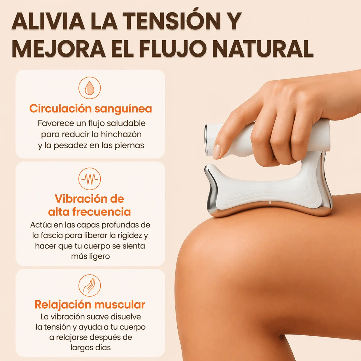 Dispositivo de contorno corporal completo SootheSilk SculptWave