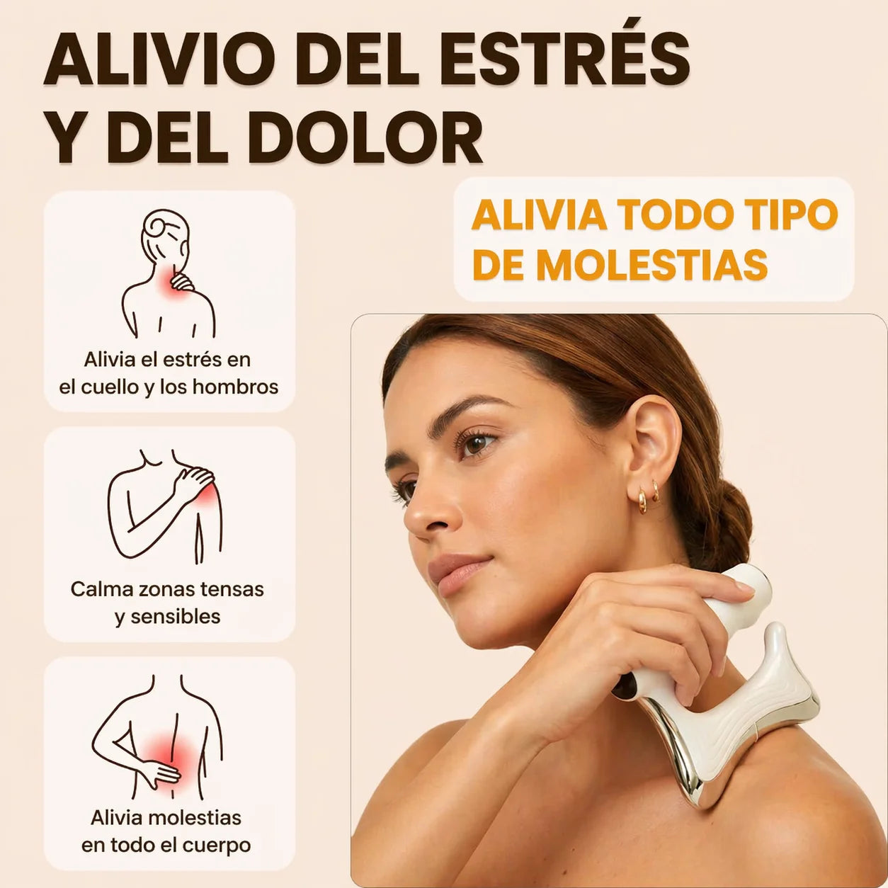 Dispositivo de contorno corporal completo SootheSilk SculptWave