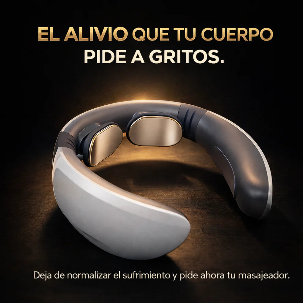 NeuroNeck Pro™ - Masajeador Cervical que Activa Puntos de Presión - Reduce Tinitus y Dolor Diario en Minutos