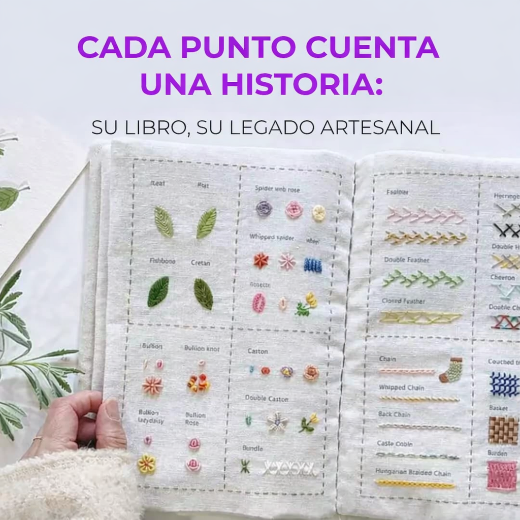 BordArte: un libro de bordado sobre tela que enseña 86 puntadas y transforma tu tiempo libre en piezas hechas a mano que parecen salidas de un estudio profesional.