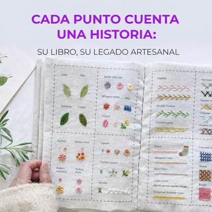 BordArte: un libro de bordado sobre tela que enseña 86 puntadas y transforma tu tiempo libre en piezas hechas a mano que parecen salidas de un estudio profesional.