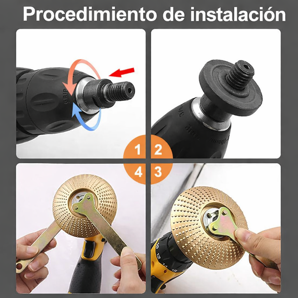 ✨ OFERTA ESPECIAL 🔧 Adaptador De Discos Para Taladro