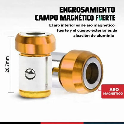 Combo 3X1 Anillos Magnéticos para Cabeza de Destornillador