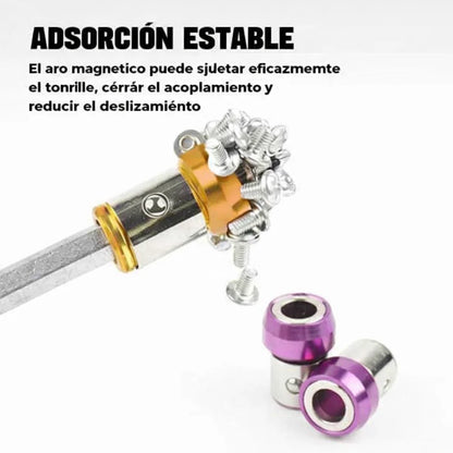 Combo 3X1 Anillos Magnéticos para Cabeza de Destornillador