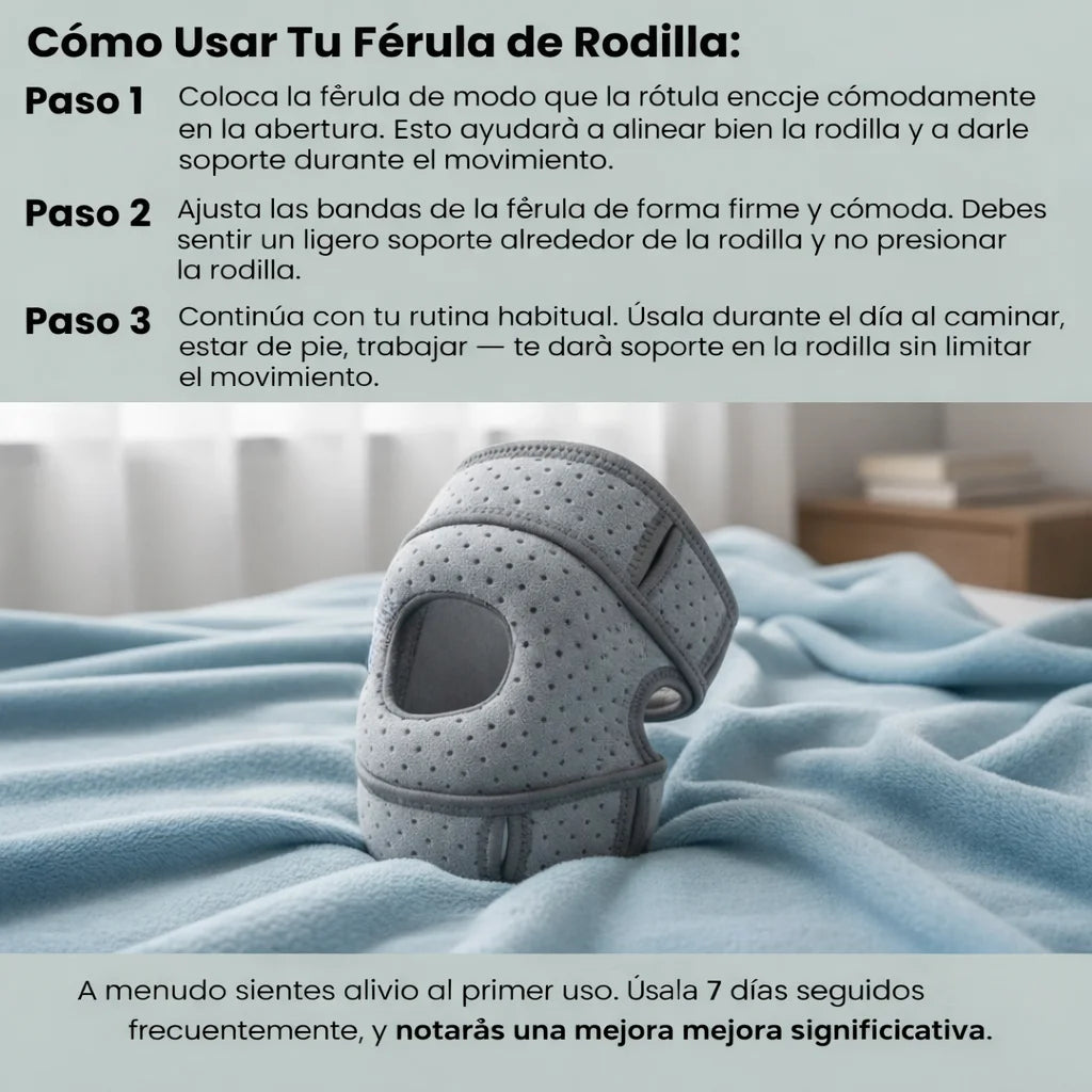 Detenga el dolor, la hinchazón y la rigidez de la rodilla en pocos días o le devolvemos su dinero