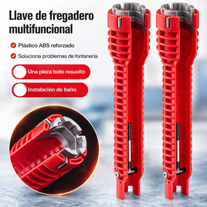 Llave Instaladora 8 en 1 para Cocina y Baño