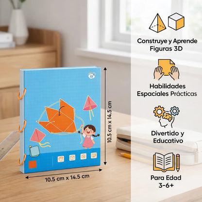 Libro brillante de aprendizaje de geometría para niños