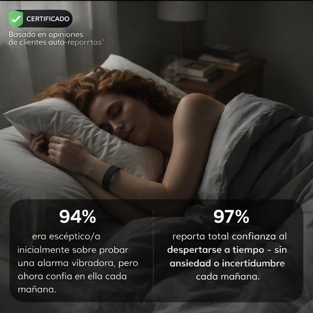 Rise Band - Alarma vibratoria silenciosa para personas sordas y con problemas de audición