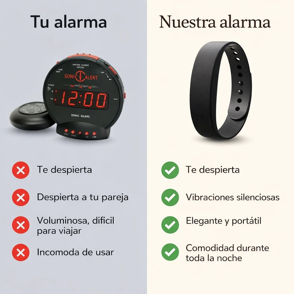 Rise Band - Alarma vibratoria silenciosa para personas sordas y con problemas de audición