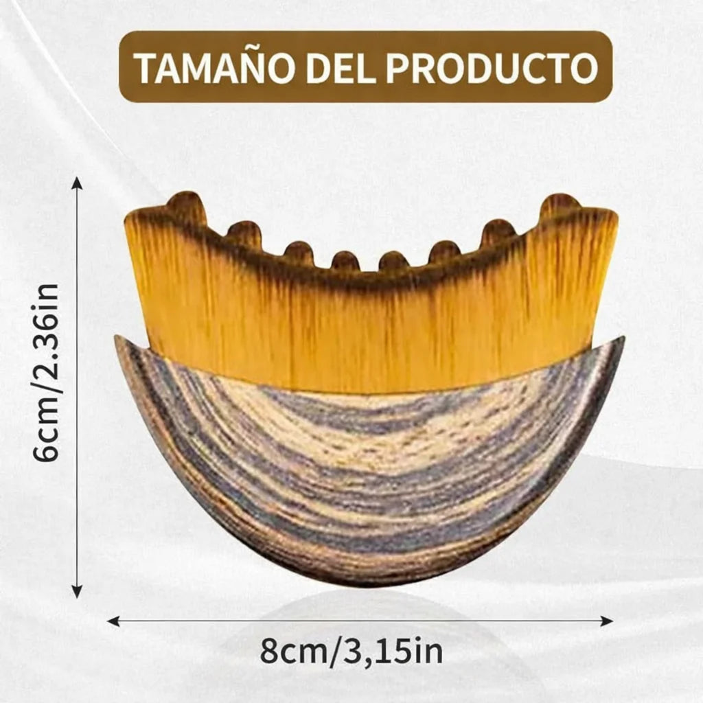 Cepillo de drenaje linfático facial: esculpe, relaja y refresca.
